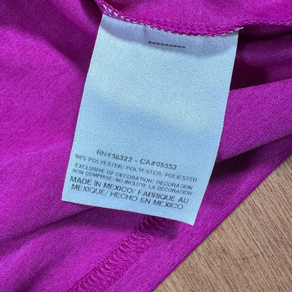 Nike Dri-FIT Womens Medium Long Sleeve Running Athletic Shirt Purple Pink
